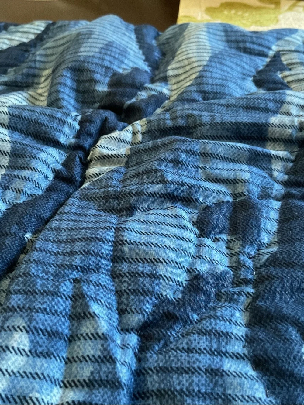 Pottery Barn Teen PB Camo Euro Sham Navy 5% Organic Cotton  NEW W/ Tags